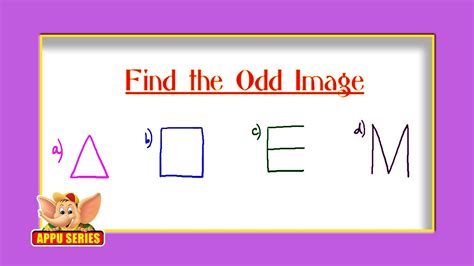 find the odd man out a)bad b)feh c)pos d)tsv|Odd Man Out Series: Alphabets, Numbers and Words .